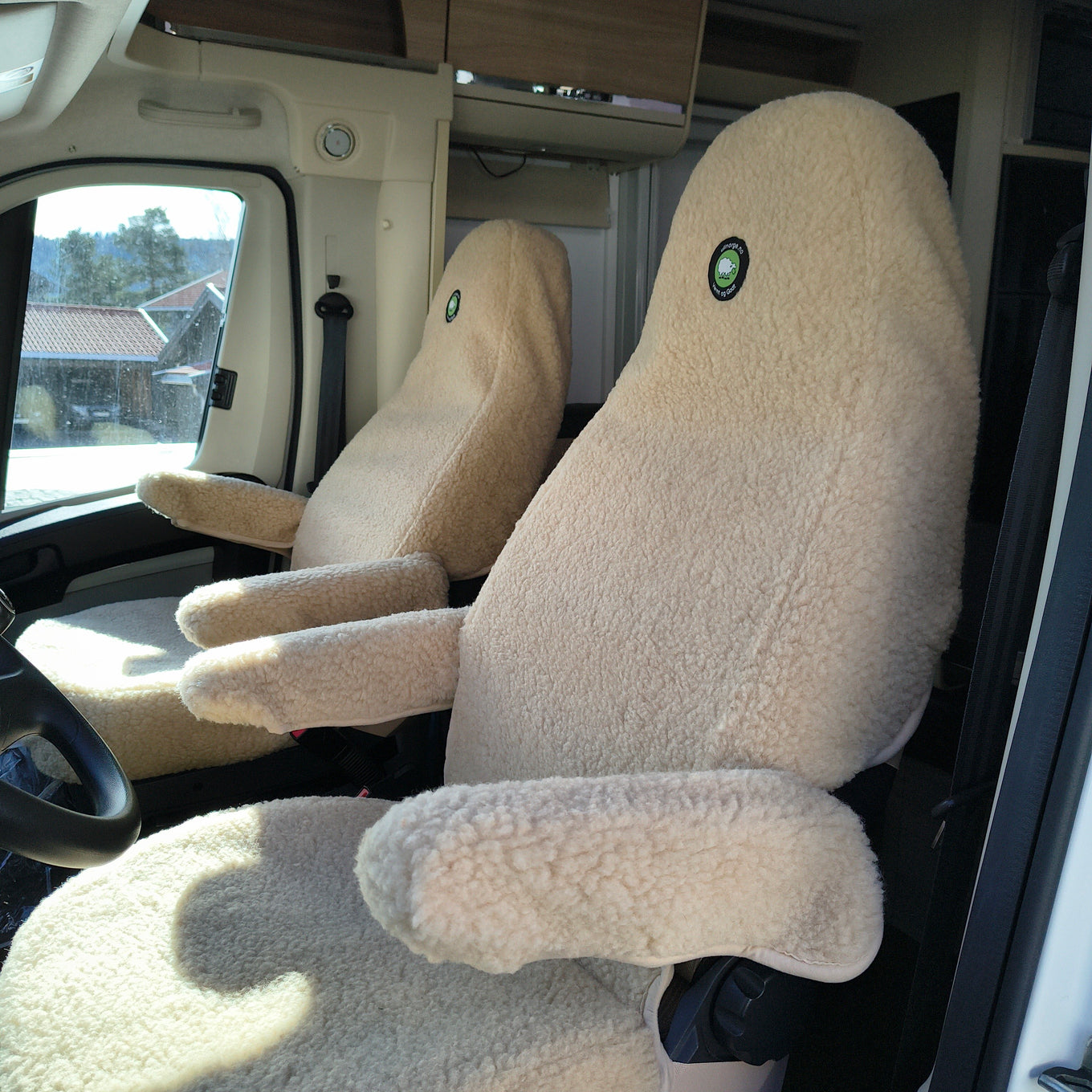 2 stk Setetrekk til bobil ( Halvintegrert Fiat ). Gratis frakt !