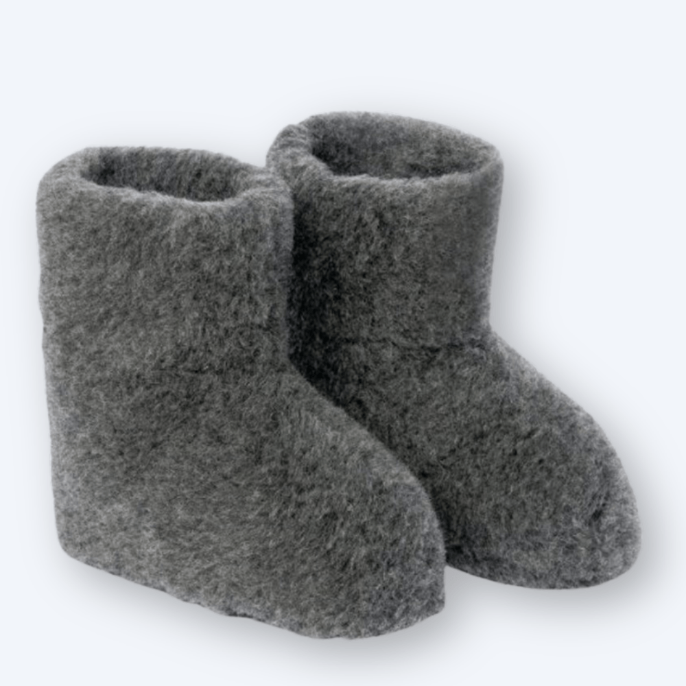 Tøfler mørk grå. Gratis frakt ! - ULLNorge