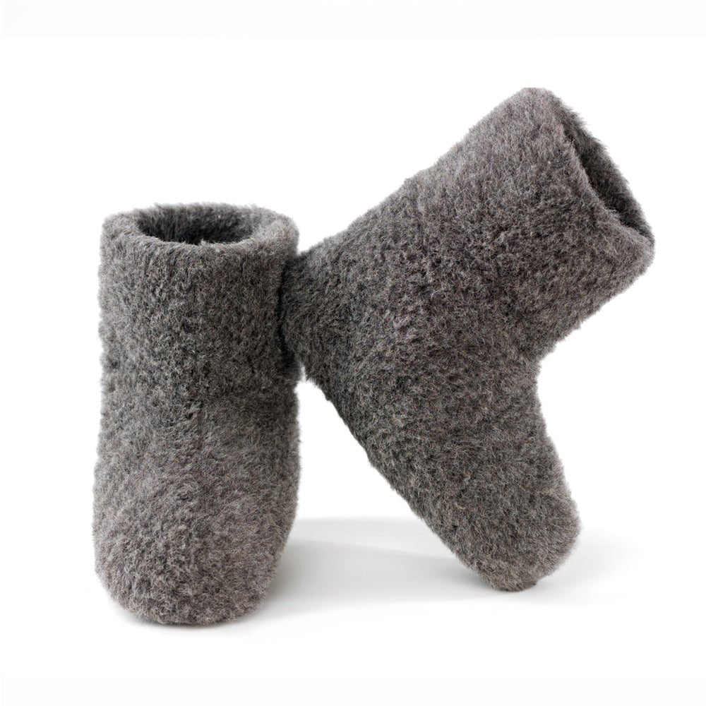 Tøfler mørk grå. Gratis frakt ! - ULLNorge