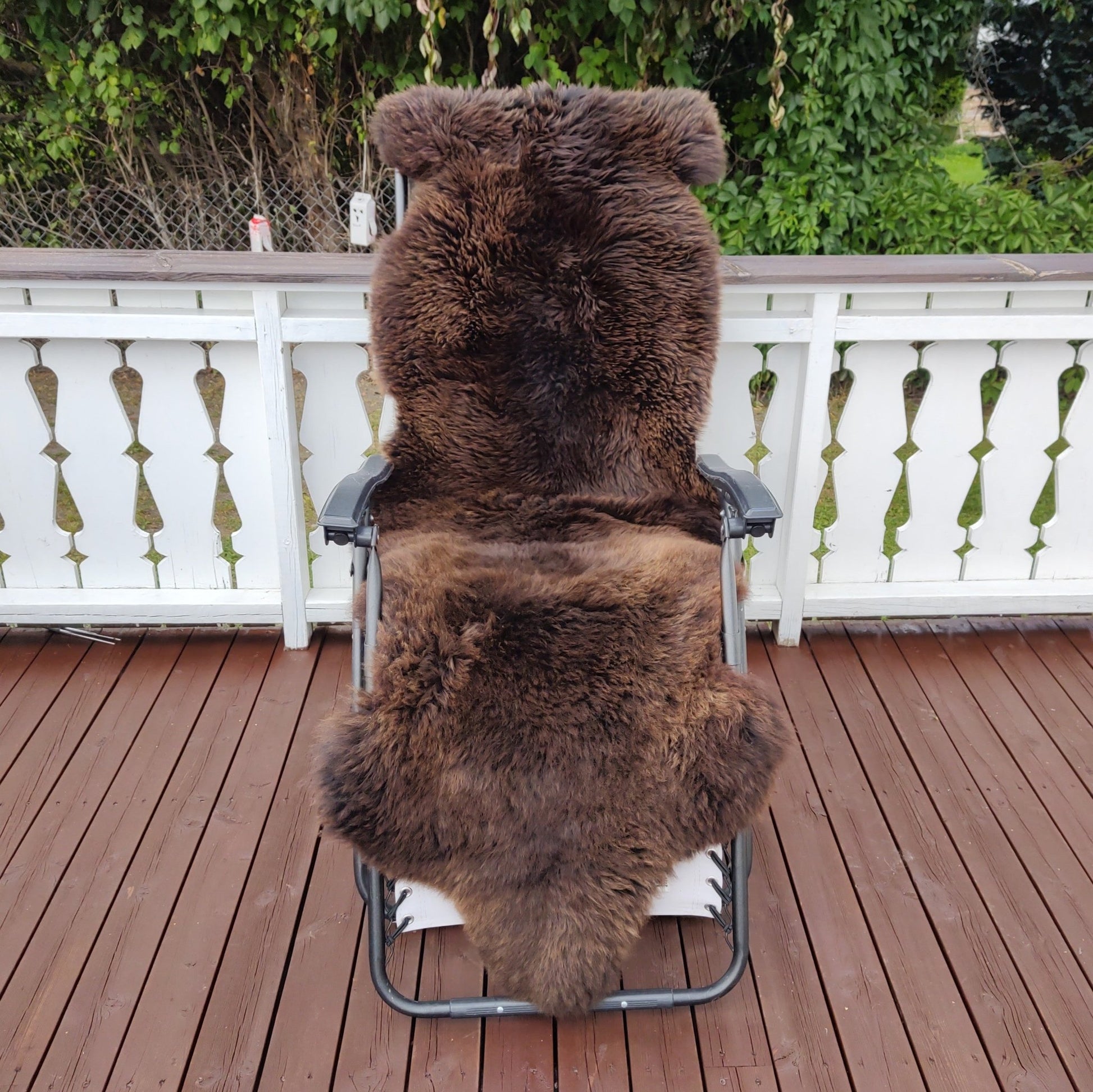 Dobbel saueskinn 180 cm Brun. Gratis frakt ! - ULLNorge