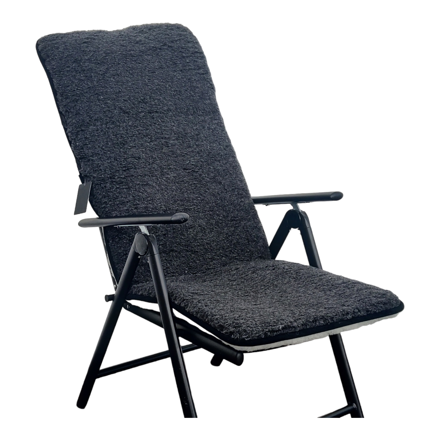 2 stk Sitteputer i ull til campingstol og andre stoler med høy rygg. Gratis frakt !